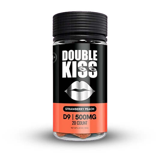 Delta 9 25MG Strawberry Peach - 20 Count Jars