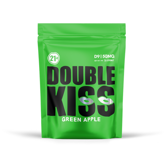 Delta 9 50MG Gummy - Green Apple