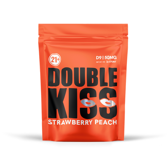 Delta 9 50MG Gummy - Strawberry Peach