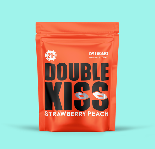 Delta 9 50MG Gummy - Strawberry Peach
