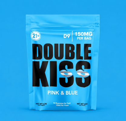 Delta 9 150mg Gummy - Pink & Blue